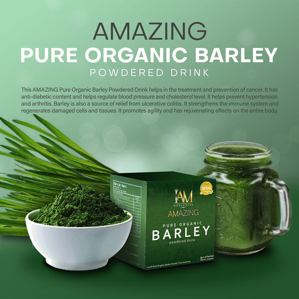 Amazing Pure Organic Barley Powdered Drink